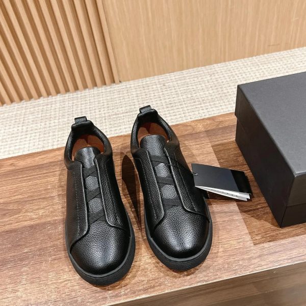 Handmade Men's Casual Sports Shoes High Quality Cow Leather