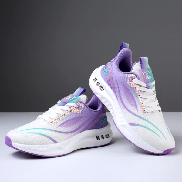 2026 Spring Large Size Men's Casual Breathable Mesh Thick PVC Outsole Comfortable Running Shoes Lining Color Matching
