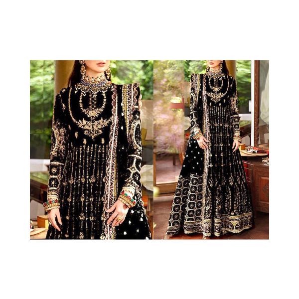 Handmade Embroidered 3-Piece Solid Button Digital Printing Party Wear Dresses Long Sleeve Knee-Length Casual Women's Suits